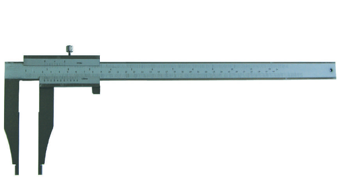 MIB Messzeuge Bīdmērs 250mm, žokļi 80mm, ied.vērt. 1/20 (0,05mm), viegla svara, 01009015