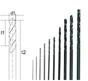 HSS spirālurbji Ø 0.3-3.2mm, 10gab, komplekts, PROXXON MICROMOT System, smalkmehāniķiem