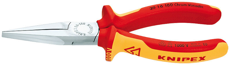 KNIPEX Knaibles pagarinātas 1000V, DIN ISO 5746 IEC 60900  DIN EN 60900, 160 mm, 3016160 