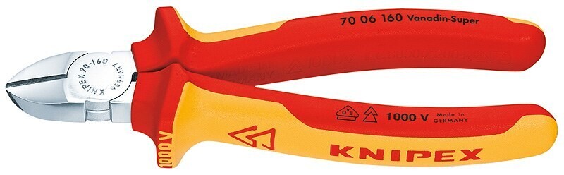 KNIPEX Asknaibles 62HRC DIN ISO 5749 IEC 60900 DIN EN 60900, 160 mm, 7006160 