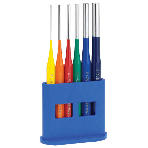 RENNSTEIG Dorņu komplekts 58 HRC Exclusive 6 gab.  (3, 4, 5, 6, 8, 10 mm) plastmasas  turētājā, 425 560 6 RC