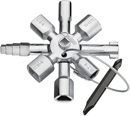 KNIPEX Krustveida atslēga TwinKey, art. 001101 KNI