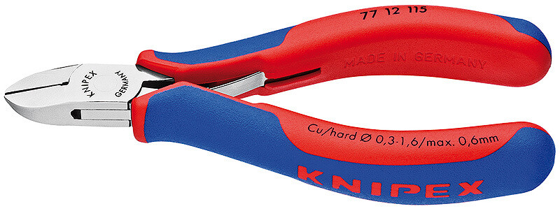 KNIPEX Asknaibles elektronikai DIN ISO 9654, 115 mm, 7712115 
