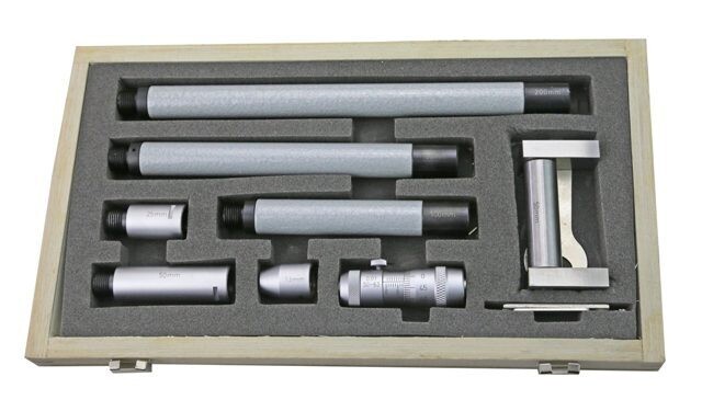 MIB Messzeuge iekšējo mikrometru komplekts 50-600mm, 01021046