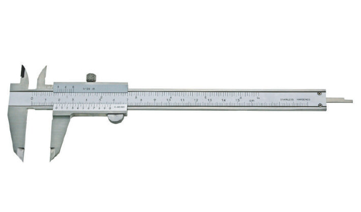 MIB Messzeuge Bīdmērs 150mm, ied.vērt. 1/20 (0,05mm), ar skrūvi "top", 01001006