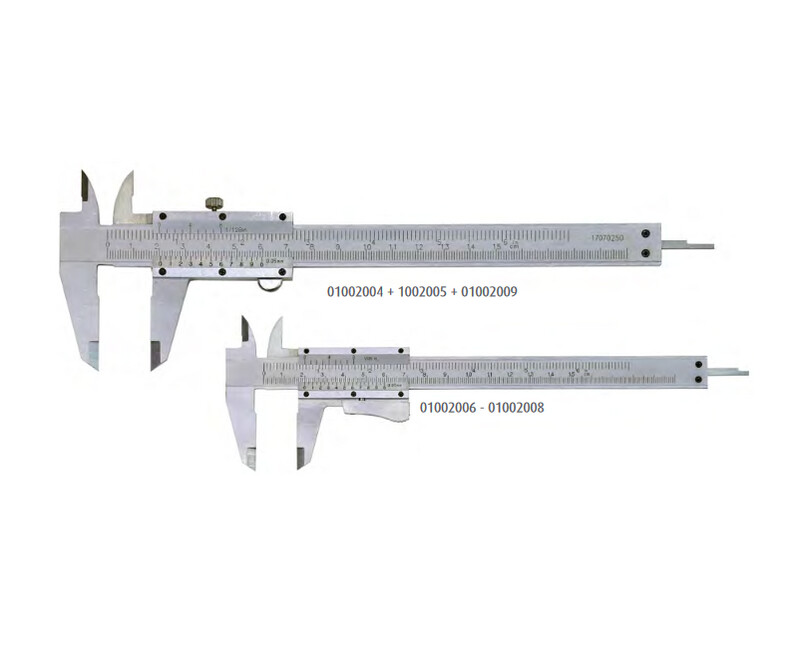 MIB Messzeuge Bīdmērs 150mm, ied.vērt. 1/20 (0,05mm), 01002007