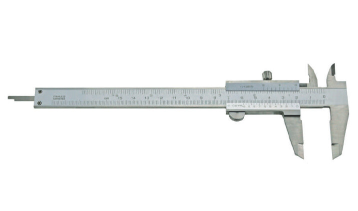MIB Messzeuge Bīdmērs 150mm, ied.vērt. 1/20 (0,05mm), kreisajai rokai, 01004000