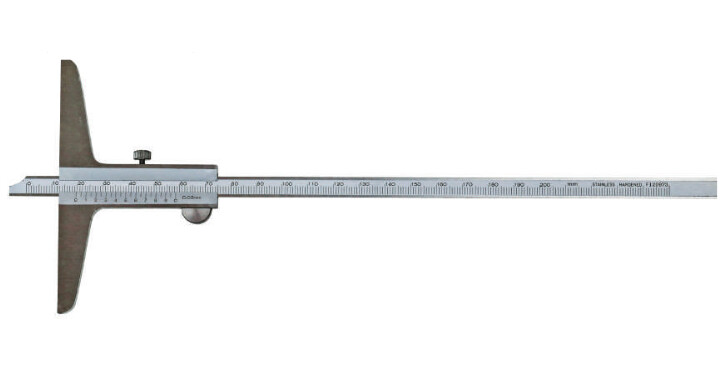 MIB Messzeuge Dziļummērs 200mm, ied.vērt. 1/20 (0,05mm), 01015043