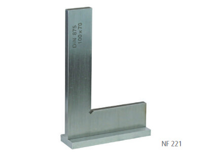 MIB Messzeuge stūrenis/leņķis, 200x130mm, oglekļa tērauds, DIN 875/1, 03041043