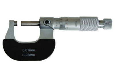 MIB Messzeuge ārējais mikrometrs 0-25mm, 01017070