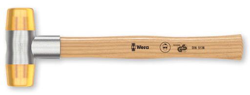 WERA āmurs 100 ar mīkstām Cellidor galvas daļām, 61 mm, 5000035001
