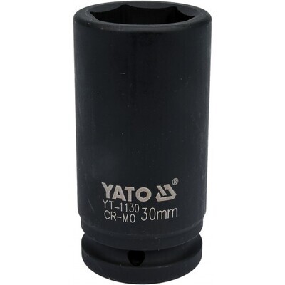 YATO triecienizturīga muciņatslēga, pagarinātā, 3/4'' x 30mm, YT-1130 (galviņa, muciņa)