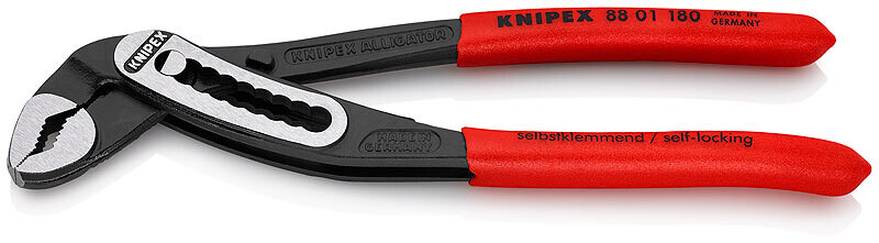 KNIPEX Santehniskā bīdatslēga Alligator DIN ISO 8976, 300 mm, 8801300 