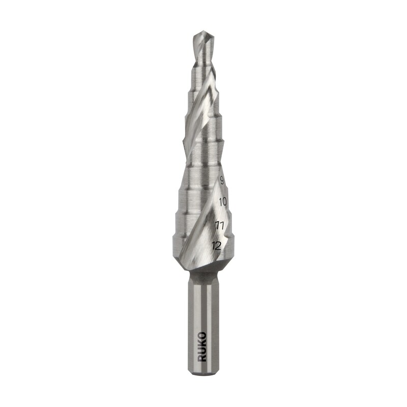 RUKO Urbis pakāpju Nr.0/9 (4,0-12,0mm), HSSE-Co 5