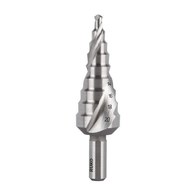 RUKO Urbis pakāpju Nr.1 (4,0-20,0mm), HSSE-Co 5