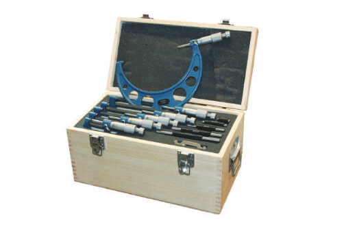MIB Messzeuge ārējo mikrometru komplekts 0-150mm, 01017066