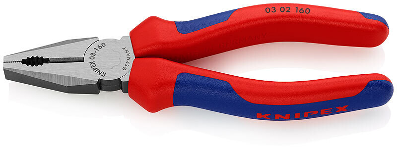 KNIPEX Kombinētas plakanknaibles 60 HRC, DIN ISO 5746, 200 mm, 0302200 KNI
