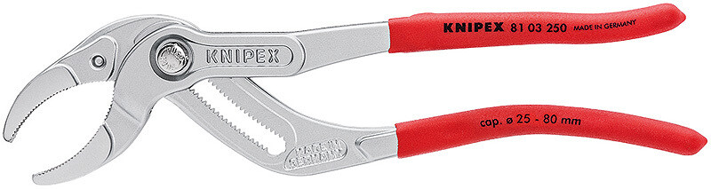 KNIPEX Bīdatslēga cauruļu aptveroša DIN ISO 5743, 250 mm, 810325