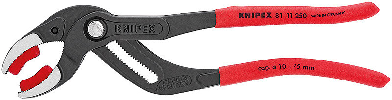 KNIPEX Bīdatslēga cauruļu aptveroša DIN ISO 5743, 250 mm, 8111250