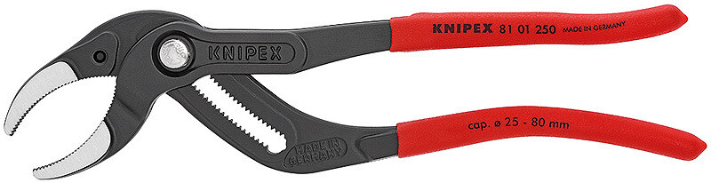 KNIPEX Bīdatslēga cauruļu aptveroša DIN ISO 5743, 250 mm, 8101250