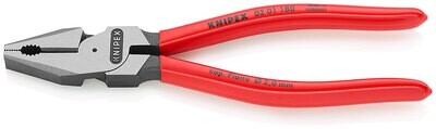 KNIPEX kombinētas plakanknaibles 63HRC, DIN ISO 5746, 180 mm, art. 02 01 180 KNI, 0201180 