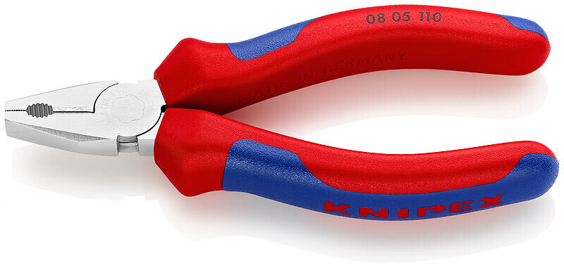 KNIPEX kombinētas plakanknaibles mini 60HRC, 110 mm, 0805110 