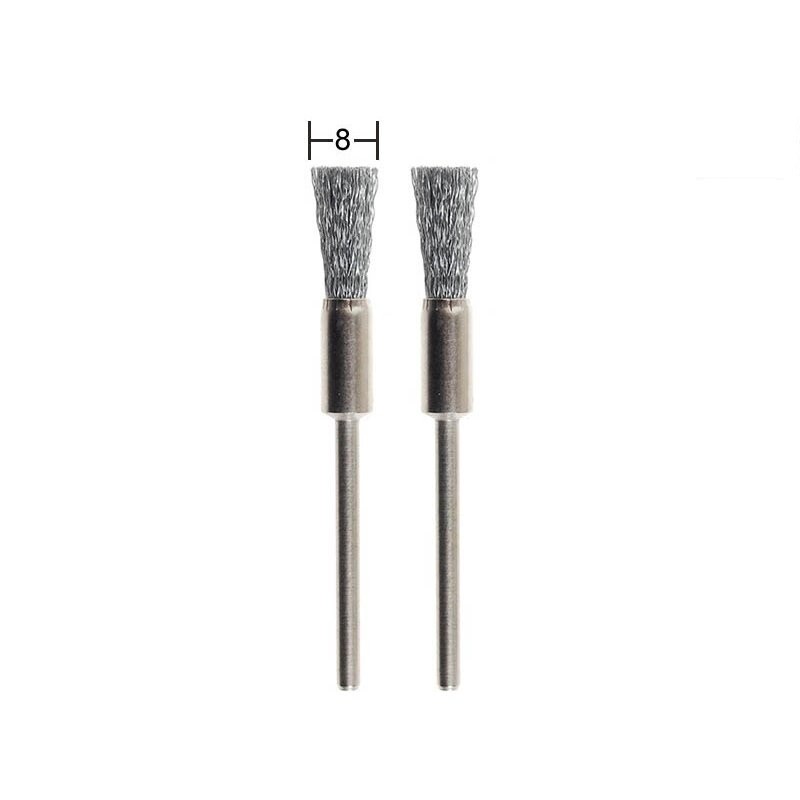 Tīrīšanas birstes no nerūsējošā tērauda 8mm, 2gb, PROXXON MICROMOT System