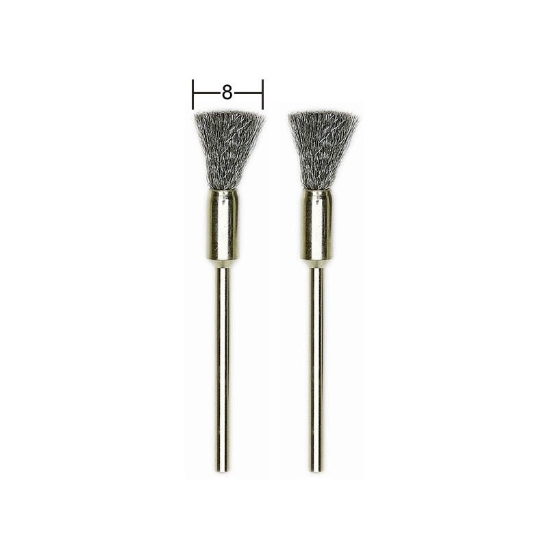 Tīrīšanas birstes no tērauda 8mm, 2gb, PROXXON MICROMOT System