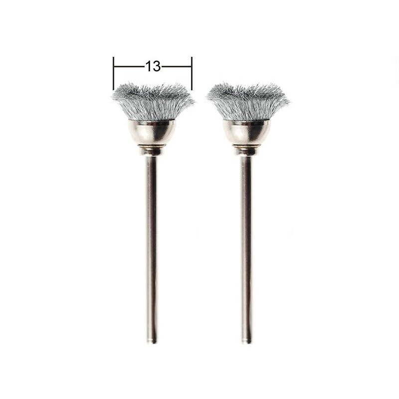 Tīrīšanas birstes no nerūsējošā tērauda 13mm, 2gb, PROXXON MICROMOT System