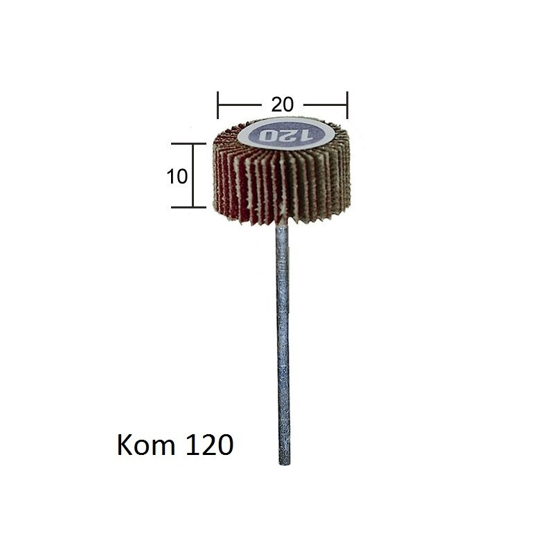 Slīpēšanas lameļdisks 20x10mm, PROXXON MICROMOT System, art. 28 984