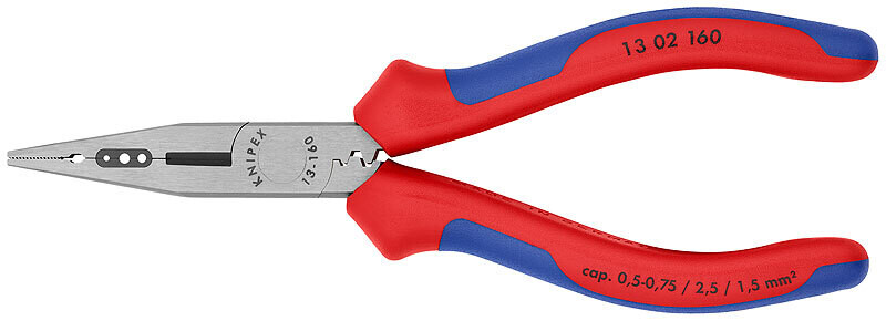 KNIPEX plakanknaibles elektriķa, 160 mm, 1302160 