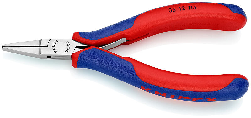 KNIPEX Plakanknaibles satverošās elektronikai DIN ISO 9655, 115 mm, 3512115 