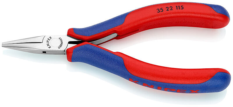 KNIPEX Plakanknaibles satverošās elektronikai DIN ISO 9655, 115 mm, 3522115 
