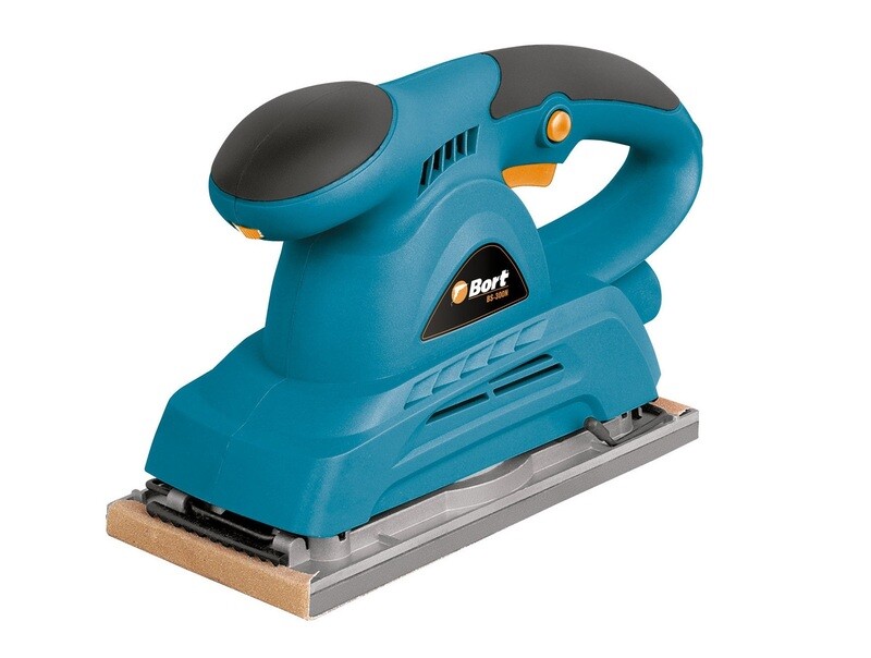 BORT BS-300N Vibrācijas slīpmašīna 300W, 115x230mm