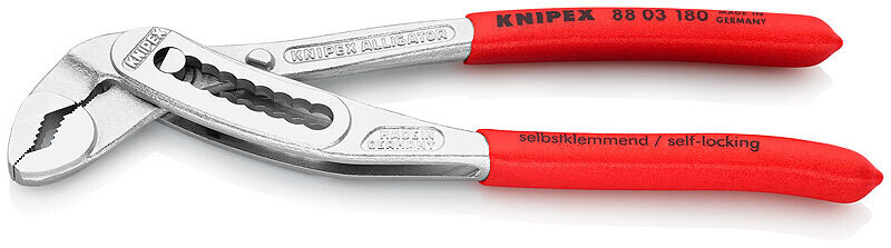KNIPEX Santehniskā bīdatslēga Alligator DIN ISO 8976, 180 mm, 8803180 