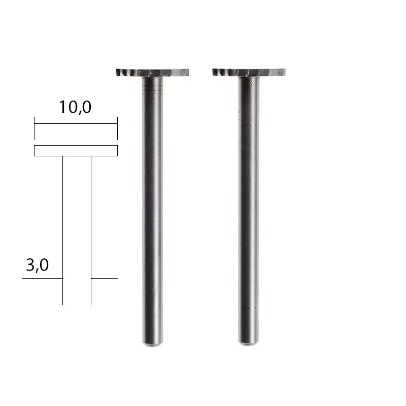 Volframa-vanādija borfrēzes 10.0 mm, komplekts, 2 gab, PROXXON MICROMOT System, smalkmehāniķiem
