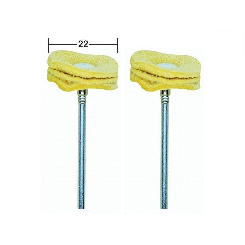 Pulēšanas uzgaļi no ādas 22mm, 2gb, 28 298, PROXXON MICROMOT System