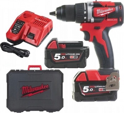 Milwaukee M18 CBLDD-502C akumulatora urbjmašīna / skrūvgriezis