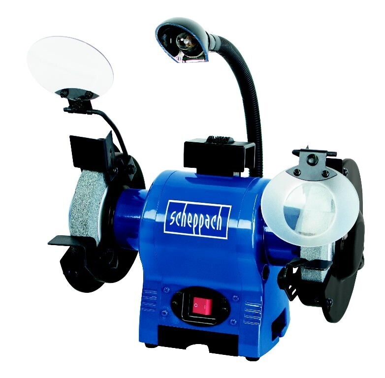 Scheppach BG 150 Divripu šmirģelis (slīpmašīna) 370W, 150x12.7