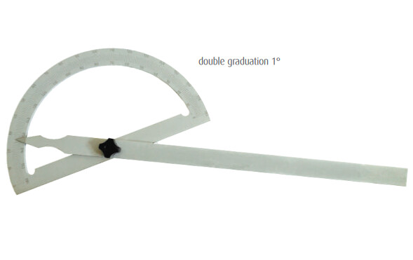 MIB Messzeuge leņķmērs 80/120mm, tērauda, hromēts, 05058000