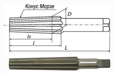 Rīvurbis ar Morze konusu N6, 9XC