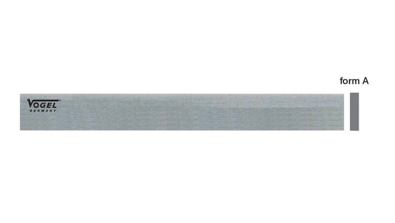 VOGEL precīzs pārbaudes lineāls, 1000x50x10mm, tērauda, DIN 874/1, GG 1, forma A, 1591010100