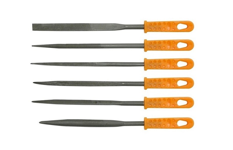VOREL vīļu komplekts, 6 gab, 175mm, adatvīles, 25360