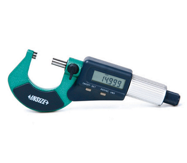 INSIZE digitālais ārējais mikrometrs 0-25mm/0-1", 3109-25A