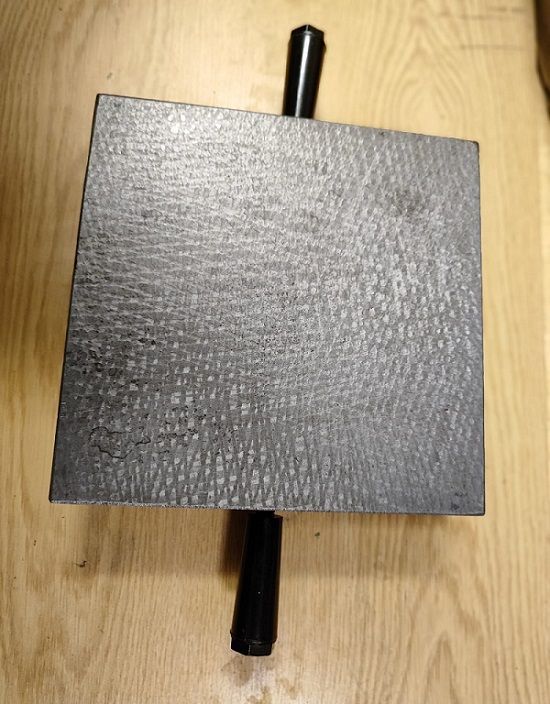 Pārklājuma / izlīdzināšanas plāksne 250 x 250 mm, PSRS/USSR