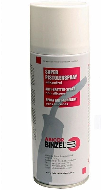 Pretšļakatu metināšanas aizsargaerosols Super Pistolen, Abicor Binzel