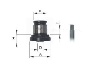 FANAR vītņurbju turētājs (adapteris) FZ19/M3 D3,5-DIN, ātri nomaināms, bez drošības sajūga FANAR vītņurbju turētājs (adapteris) FZ19/M3 D3,5-DIN, ātri nomaināms, bez drošības sajūga