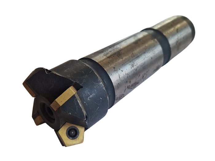 Gala frēze 50mm KM5 ar maināmām cietkausējuma plāksnītēm, ar konisku stiprinājumu, PSRS