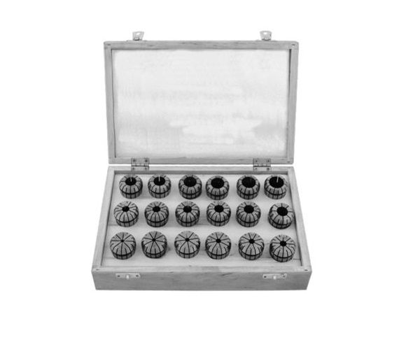 BISON-BIAL cangu komplekts (DIN 6499) no 18 gab, 7618-ER 32 KPL, koka kastē, instrumentiem ar cilindrisku kātu, art. 06421761866816 (800001908)
