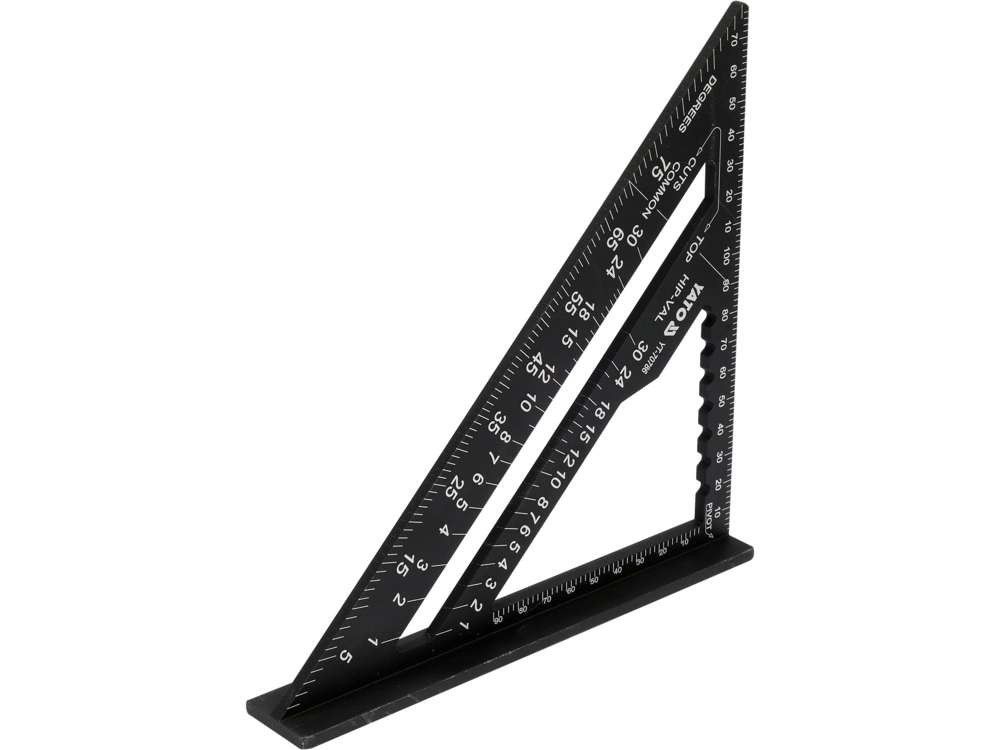 YATO alumīnija leņķmērs / galdniecības leņķis, 180mm, art. YT-70786